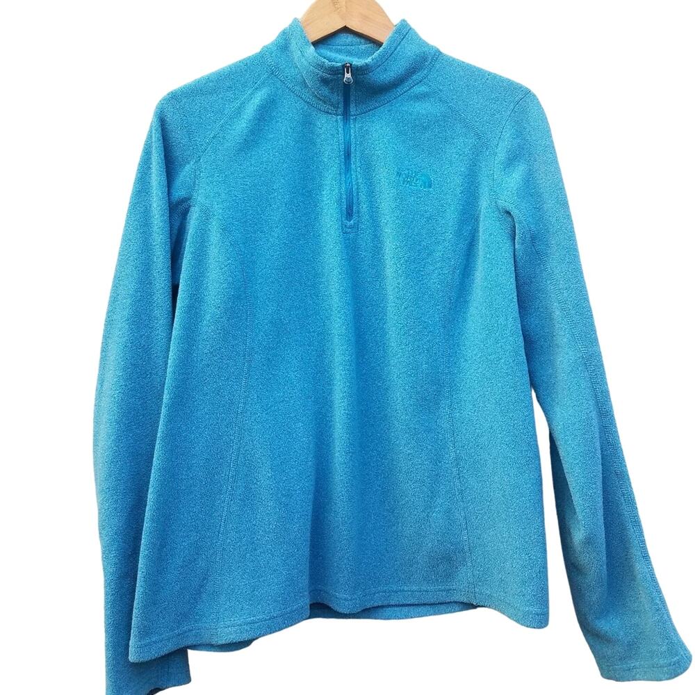 North Face | Fleece Jacket Zip Up Sweater Blue Medium